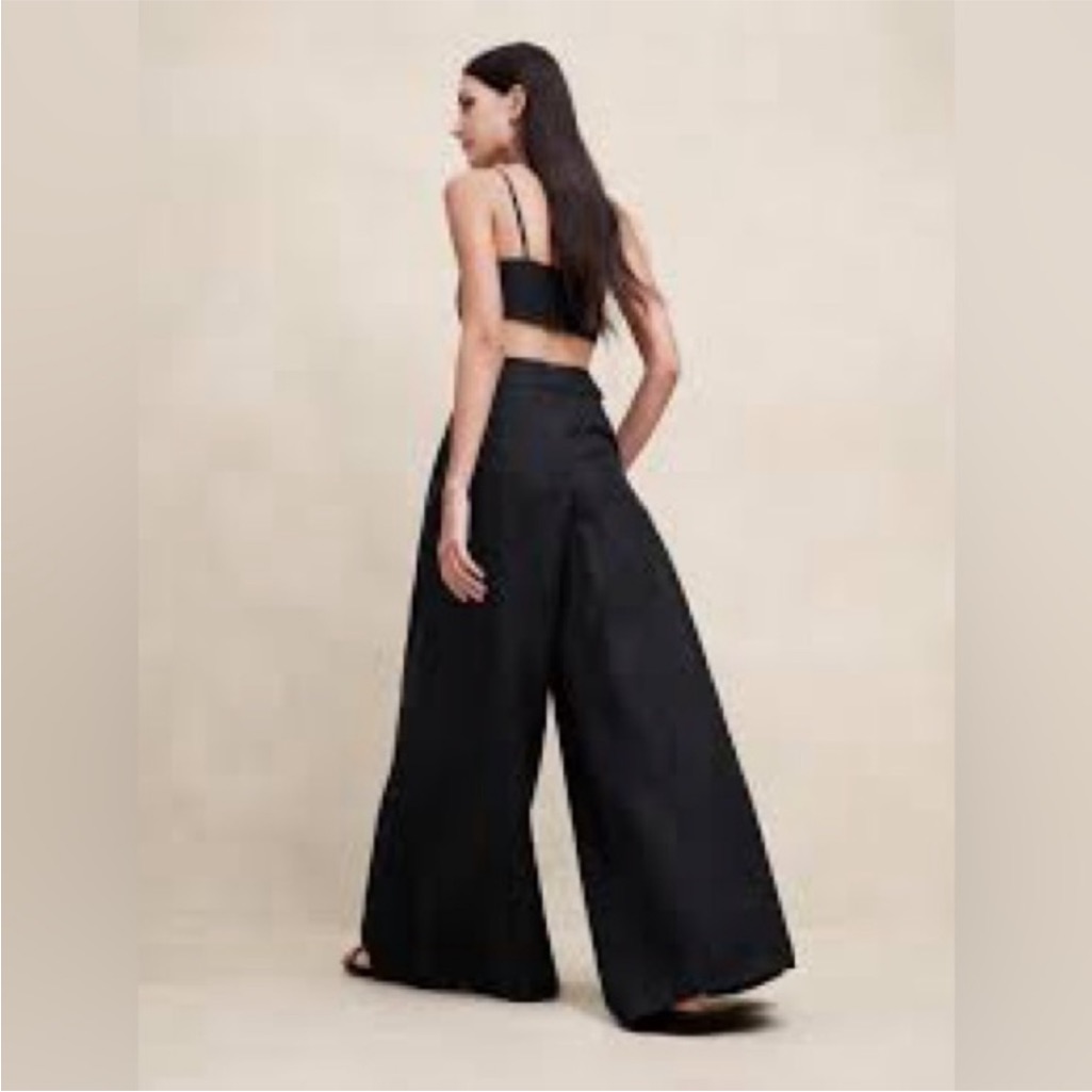 Banana Republic Linen Blend Extra Wide Pants